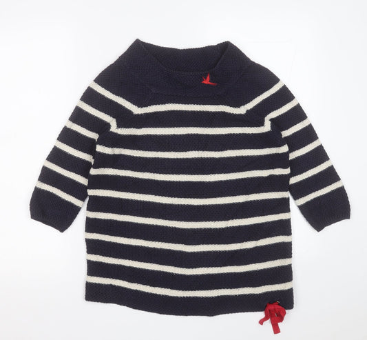 Womens UK Size 8 Per Una Blue Pullover Jumper