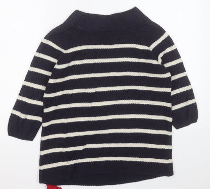Womens UK Size 8 Per Una Blue Pullover Jumper