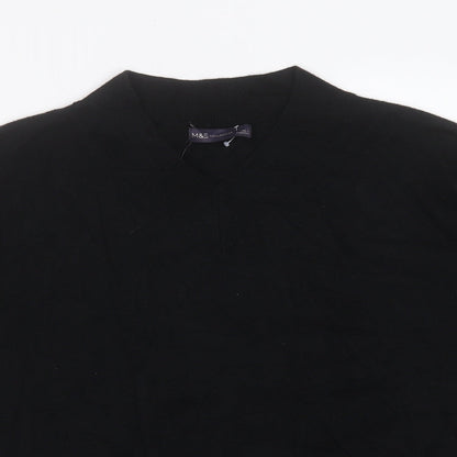 Womens UK Size L Marks and Spencer Black Pullover Jumper