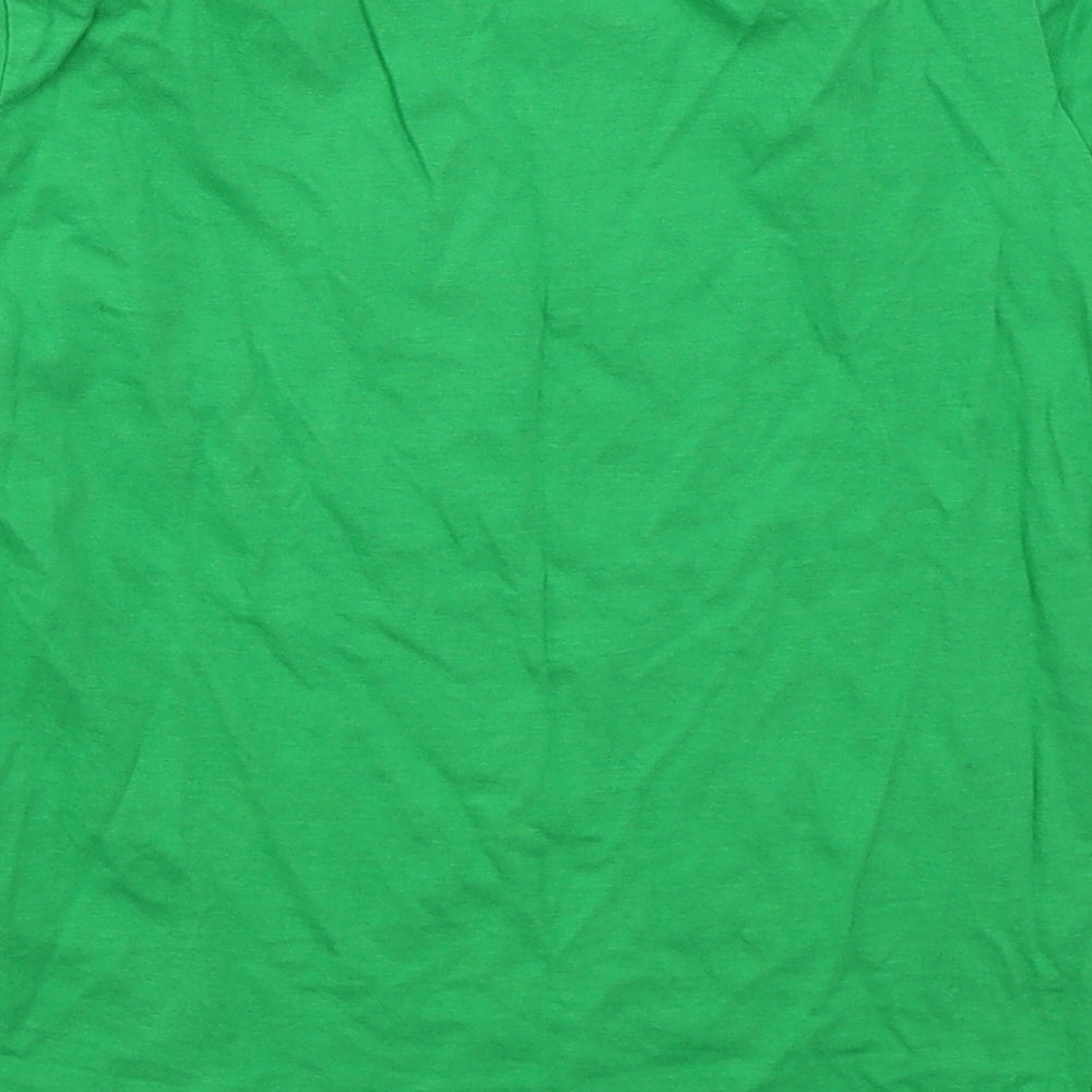 Gildan Boys Green  Cotton Basic T-Shirt Size 5-6 Years Crew Neck Pullover - I'm Welsh What's Your Superpower