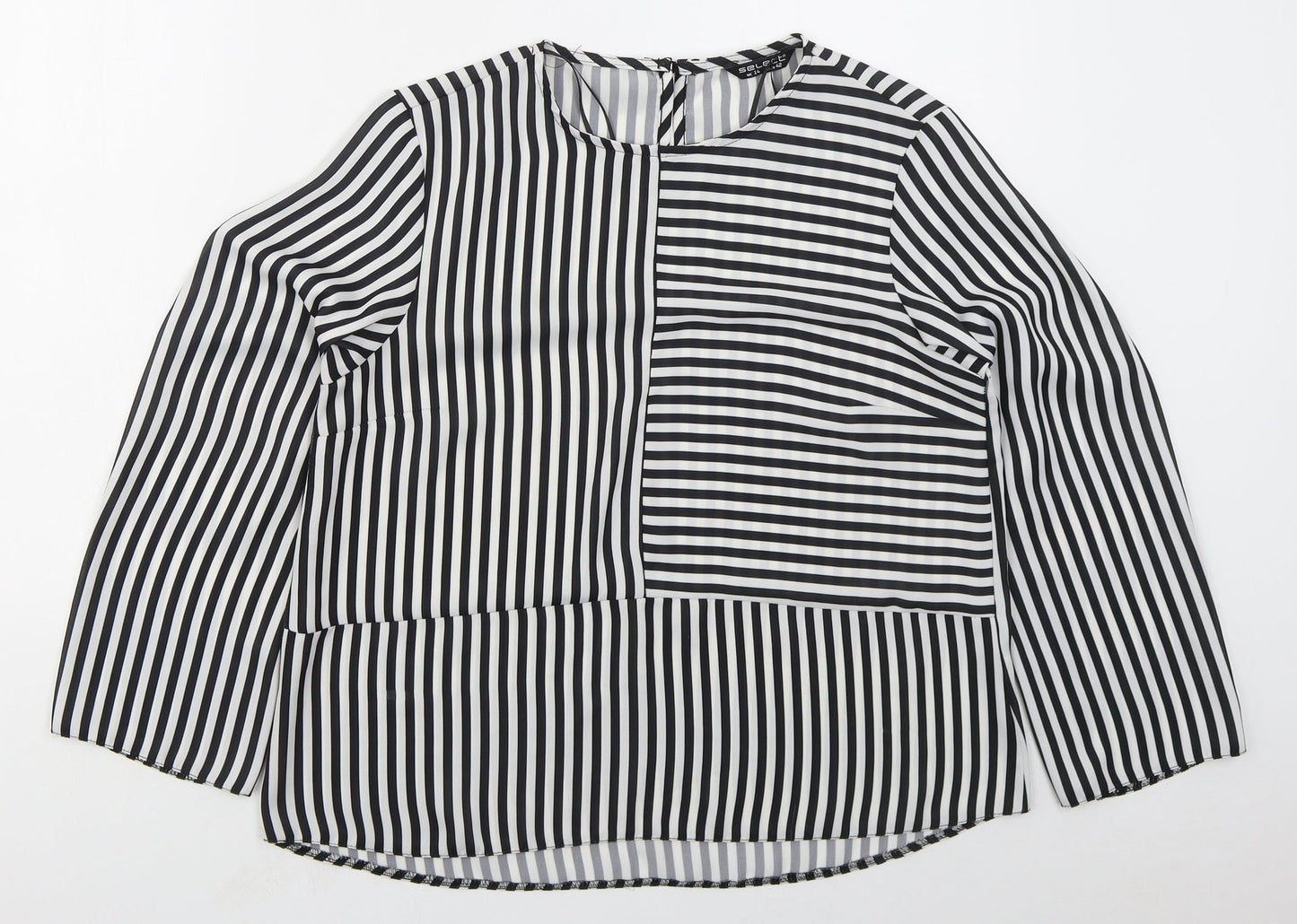 Womens UK Size 14 Select Black Basic Blouse