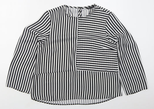 Womens UK Size 14 Select Black Basic Blouse