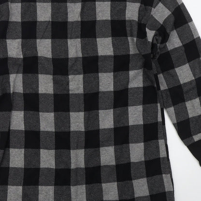 Primark Womens Grey Camouflage Cotton Jumper Dress  Size 4  Crew Neck Pullover