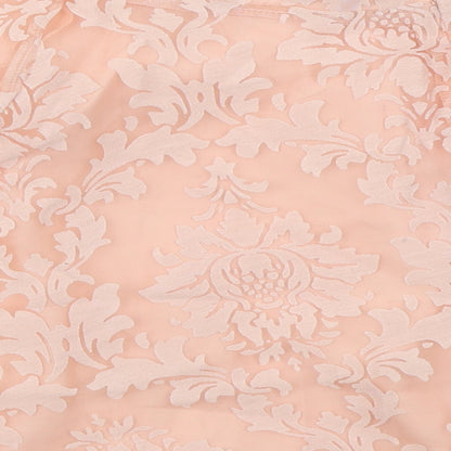 Boohoo Womens Pink Floral Polyester Skater Skirt Size 8   Zip