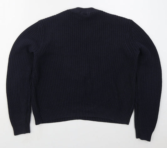 Womens UK Size M H&M Blue Pullover Jumper