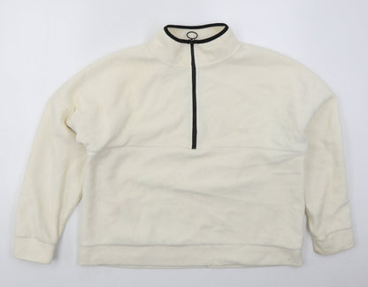 Primark Womens Ivory   Jacket  Size 14  Zip