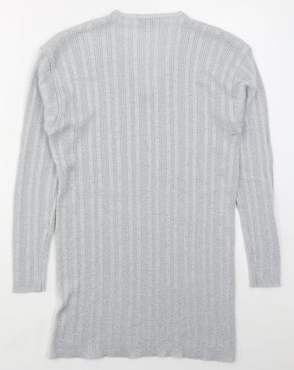 Womens UK Size L Fashion Extra Grey Pullover Jumper