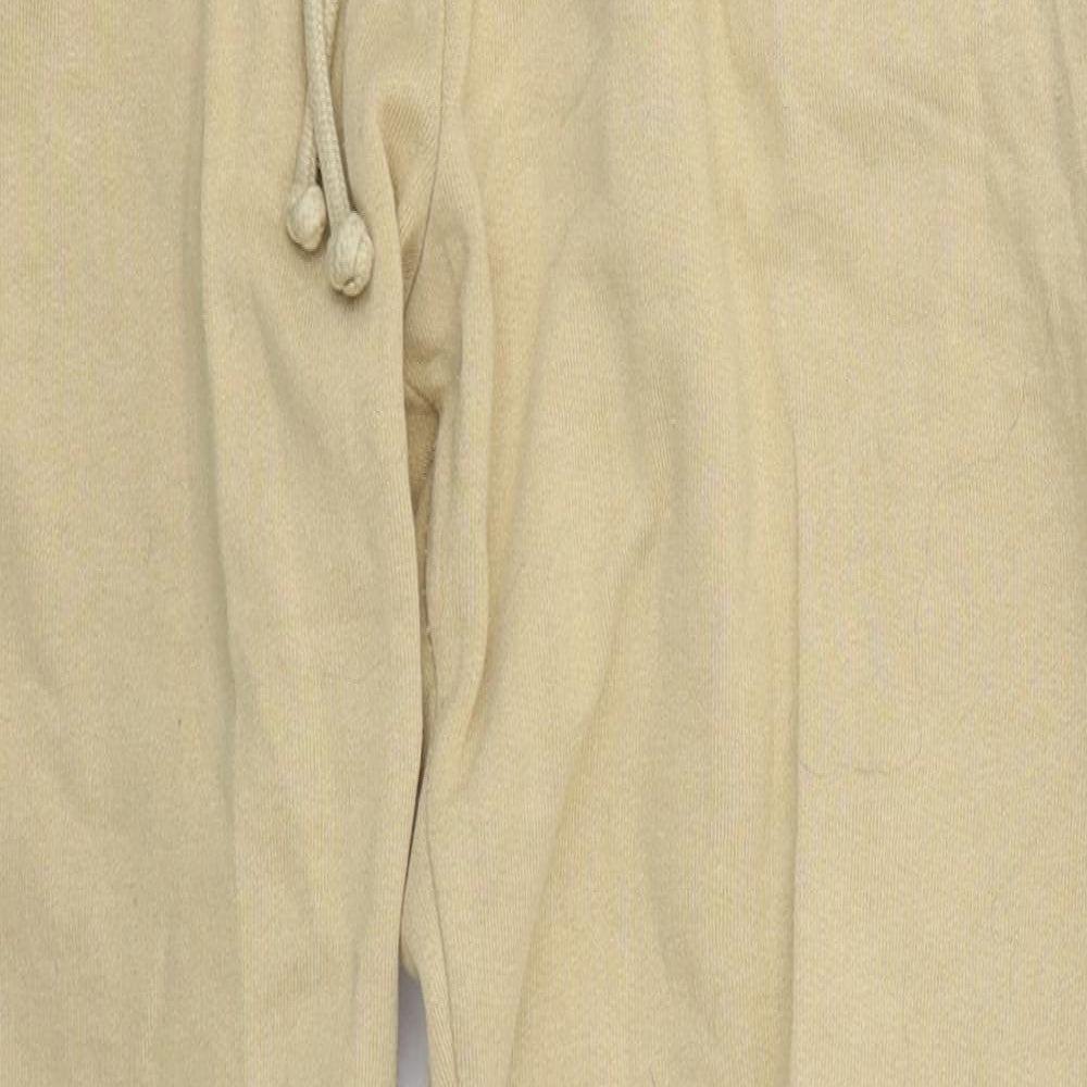 Womens UK Size S H&M Regular Fit Sweatpants Beige Trousers