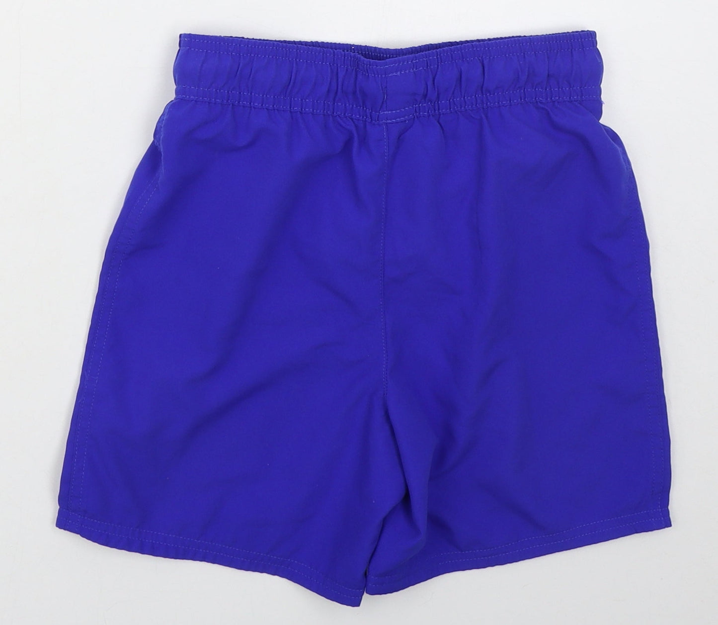 George Boys Blue  Polyester Bermuda Shorts Size 8-9 Years  Regular Drawstring - San Drancisco