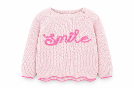 Primark  Girls Pink  Cotton Pullover Jumper Size 24 Months