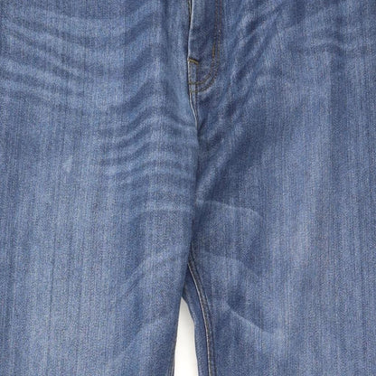 Womens UK Size 36 Preworn Regular Fit Straight Blue Jeans
