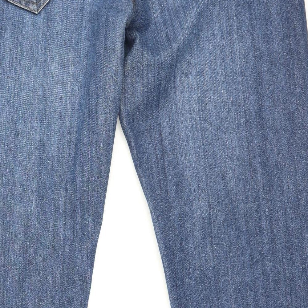 Womens UK Size 36 Preworn Regular Fit Straight Blue Jeans