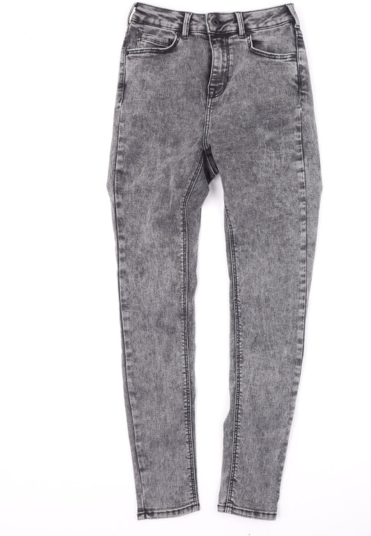 Womens UK Size 25 Jack Wills Regular Fit Skinny Grey Jeans