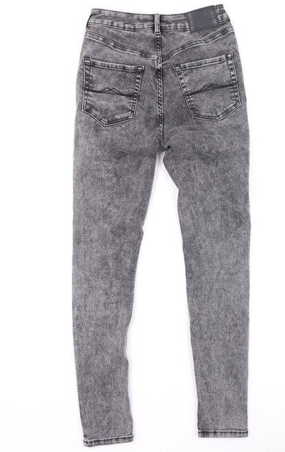Womens UK Size 25 Jack Wills Regular Fit Skinny Grey Jeans