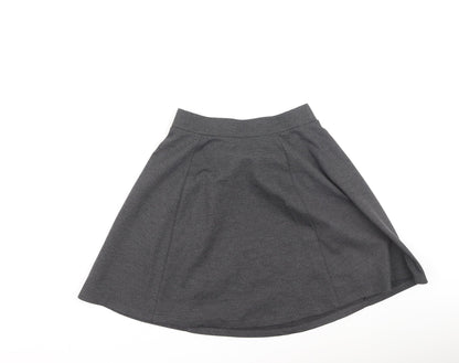 George  Girls Grey  Polyester Pleated Skirt Size 11-12 Years  Regular