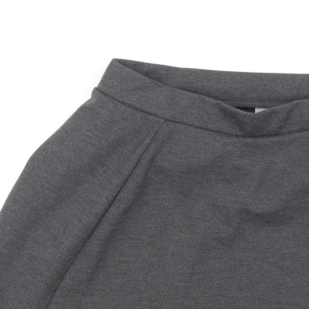 George  Girls Grey  Polyester Pleated Skirt Size 11-12 Years  Regular