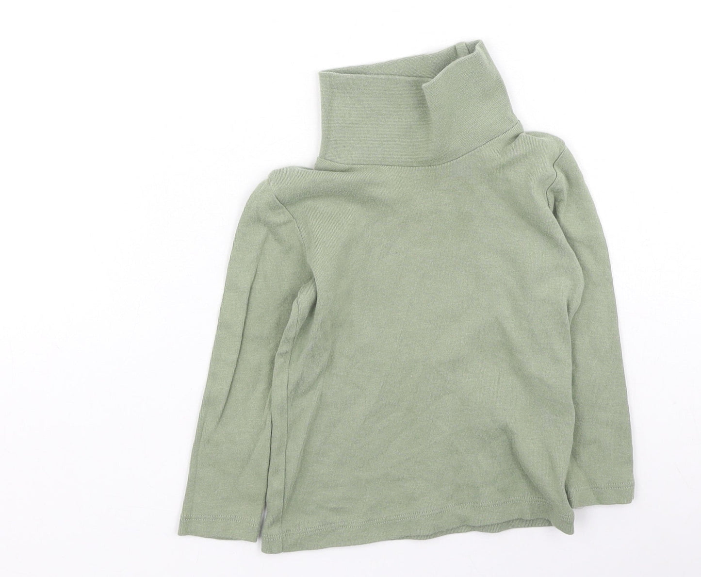 Primark  Baby Green  Cotton Basic Dress Shirt Size 12-18 Months High Neck