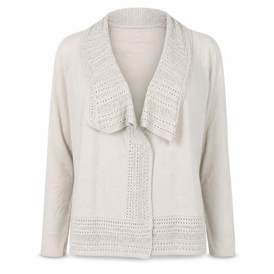 Womens UK Size M TU Beige Cardigan Jumper