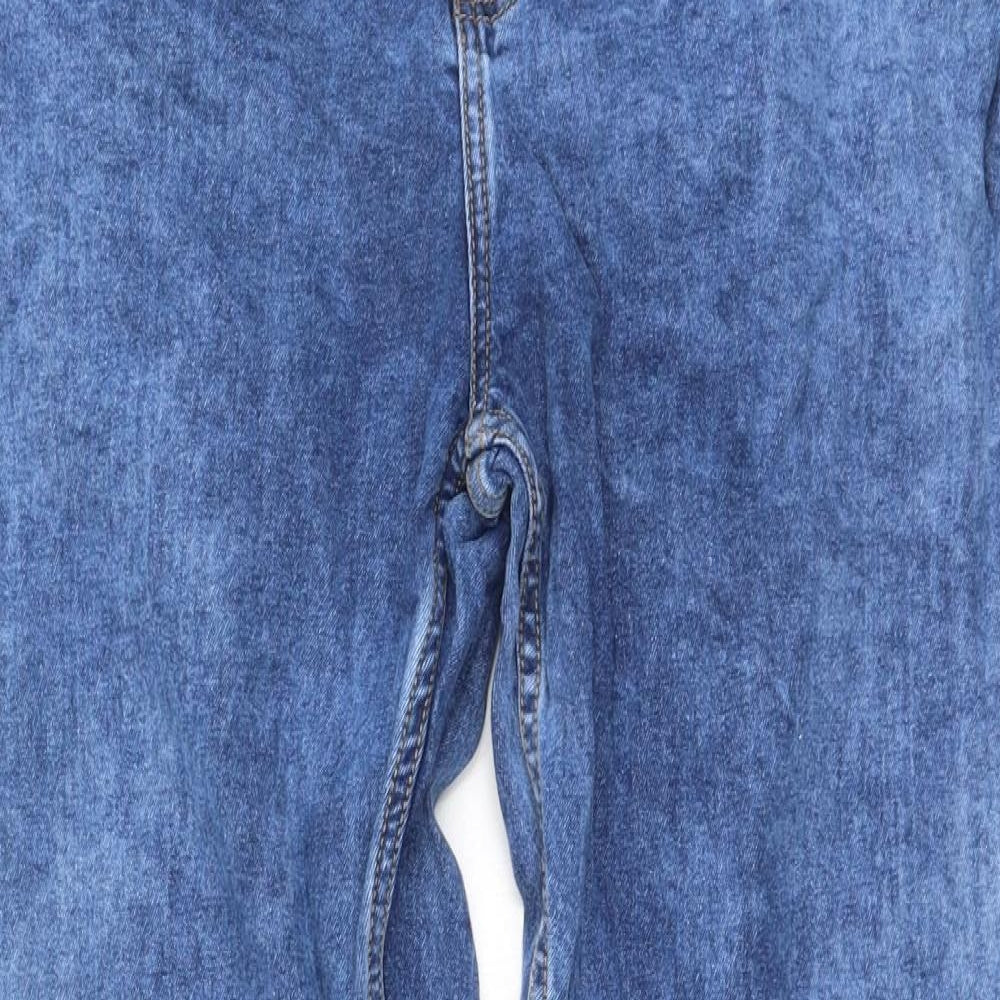Womens UK Size 26 Preworn Regular Fit Mom Blue Jeans