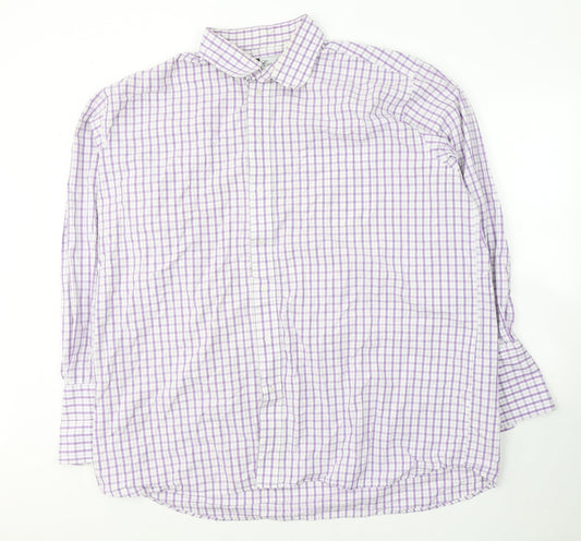 Mens UK Size XL Grellie White  Button-Up Long Sleeve Casual Shirt