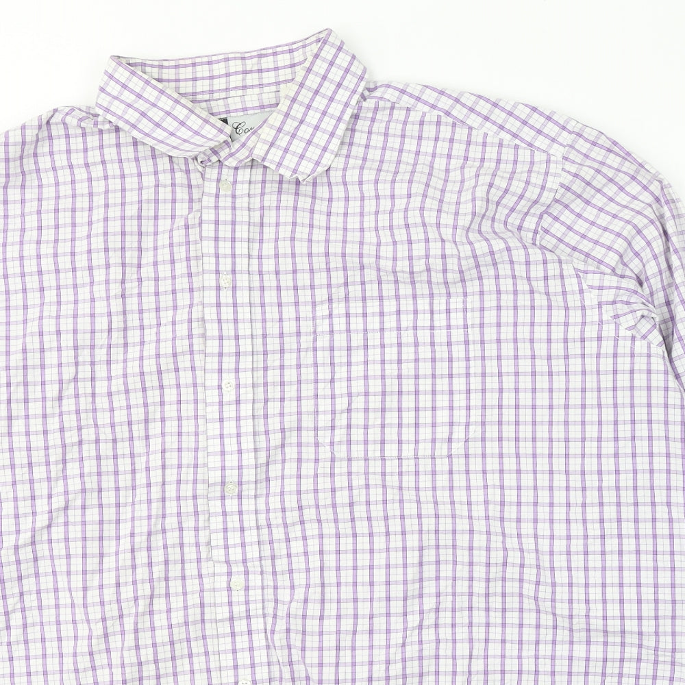 Mens UK Size XL Grellie White  Button-Up Long Sleeve Casual Shirt