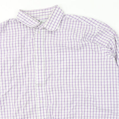 Mens UK Size XL Grellie White  Button-Up Long Sleeve Casual Shirt
