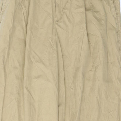 Womens UK Size 4 Gap Regular Fit  Beige Trousers