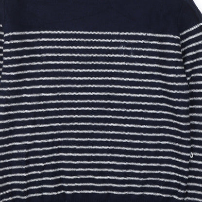 Womens UK Size M Papaya Blue Pullover Jumper