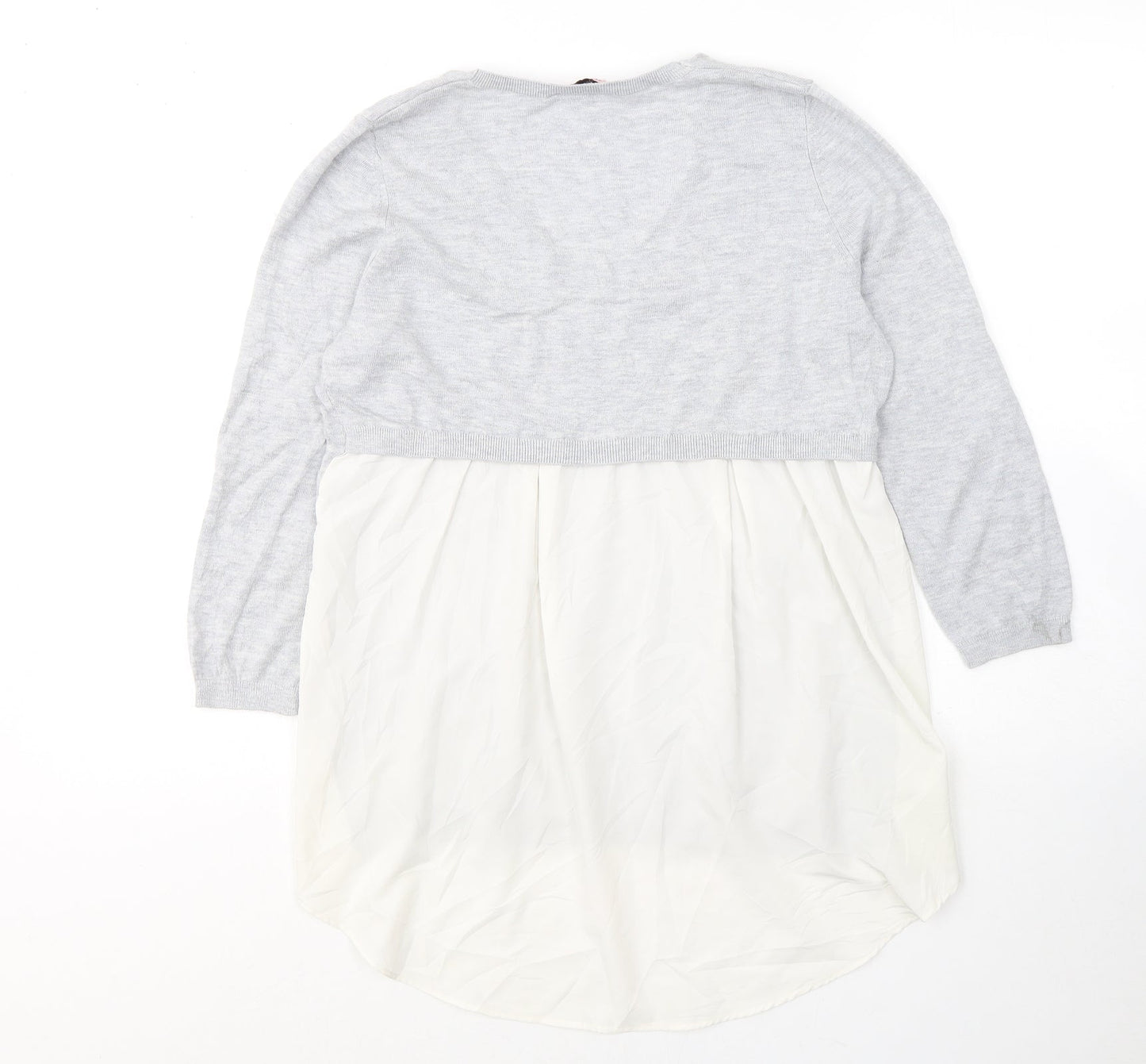 Womens UK Size 12 Phase Eight Grey Pullover Jumper