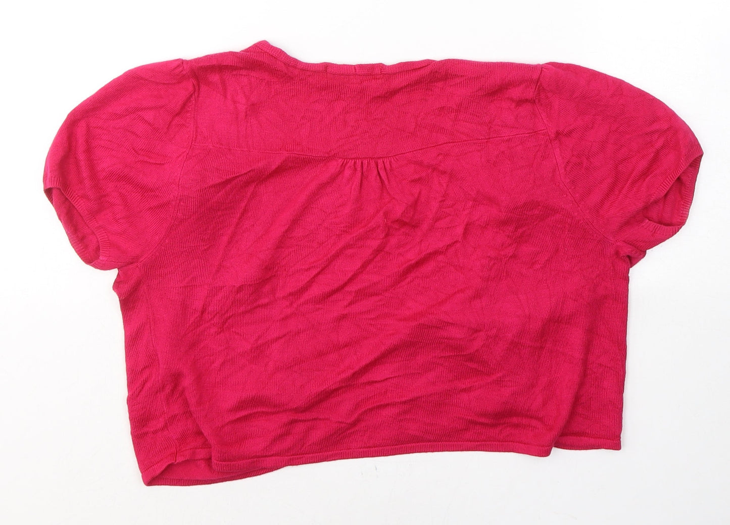 Womens UK Size 10 Marks and Spencer Pink Cardigan Jumper