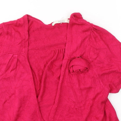 Womens UK Size 10 Marks and Spencer Pink Cardigan Jumper