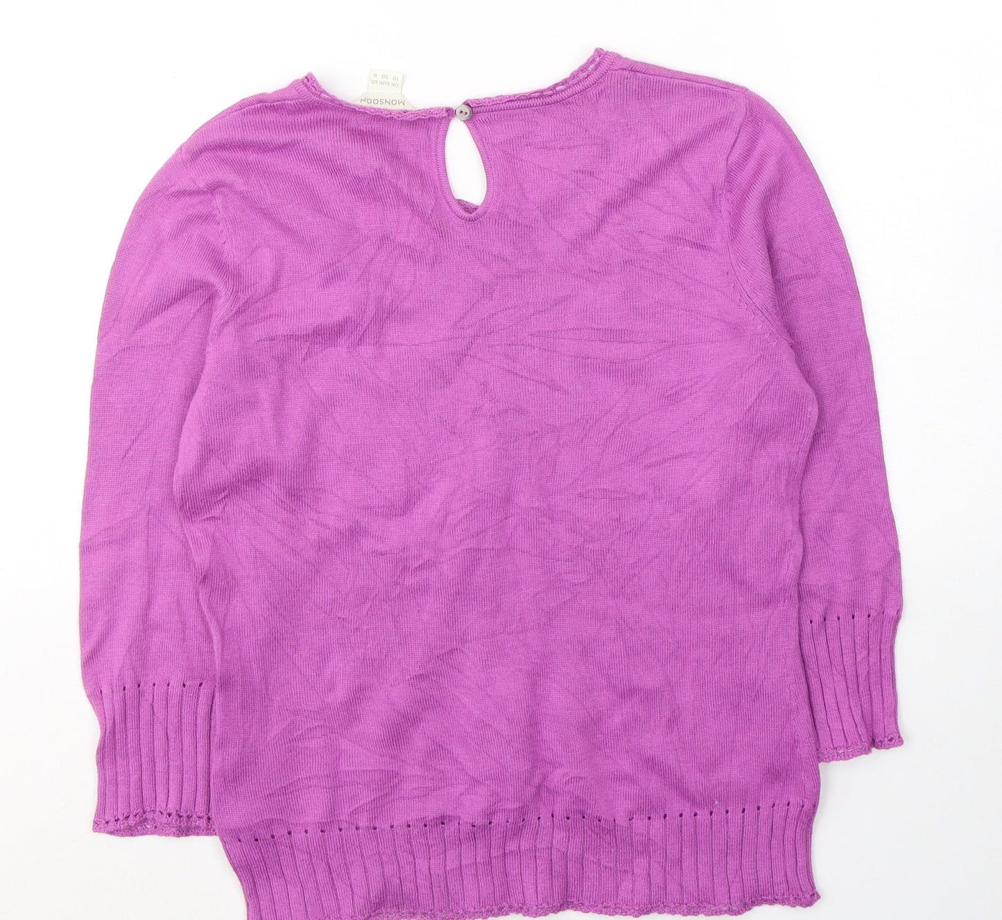 Womens UK Size 10 Monsoon Pink Pullover Jumper