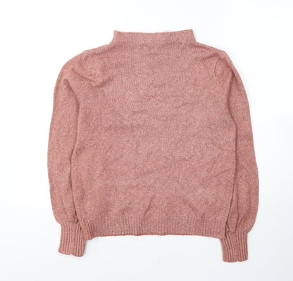 Womens UK Size S Villa Pink Pullover Jumper