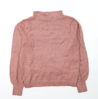 Womens UK Size S Villa Pink Pullover Jumper
