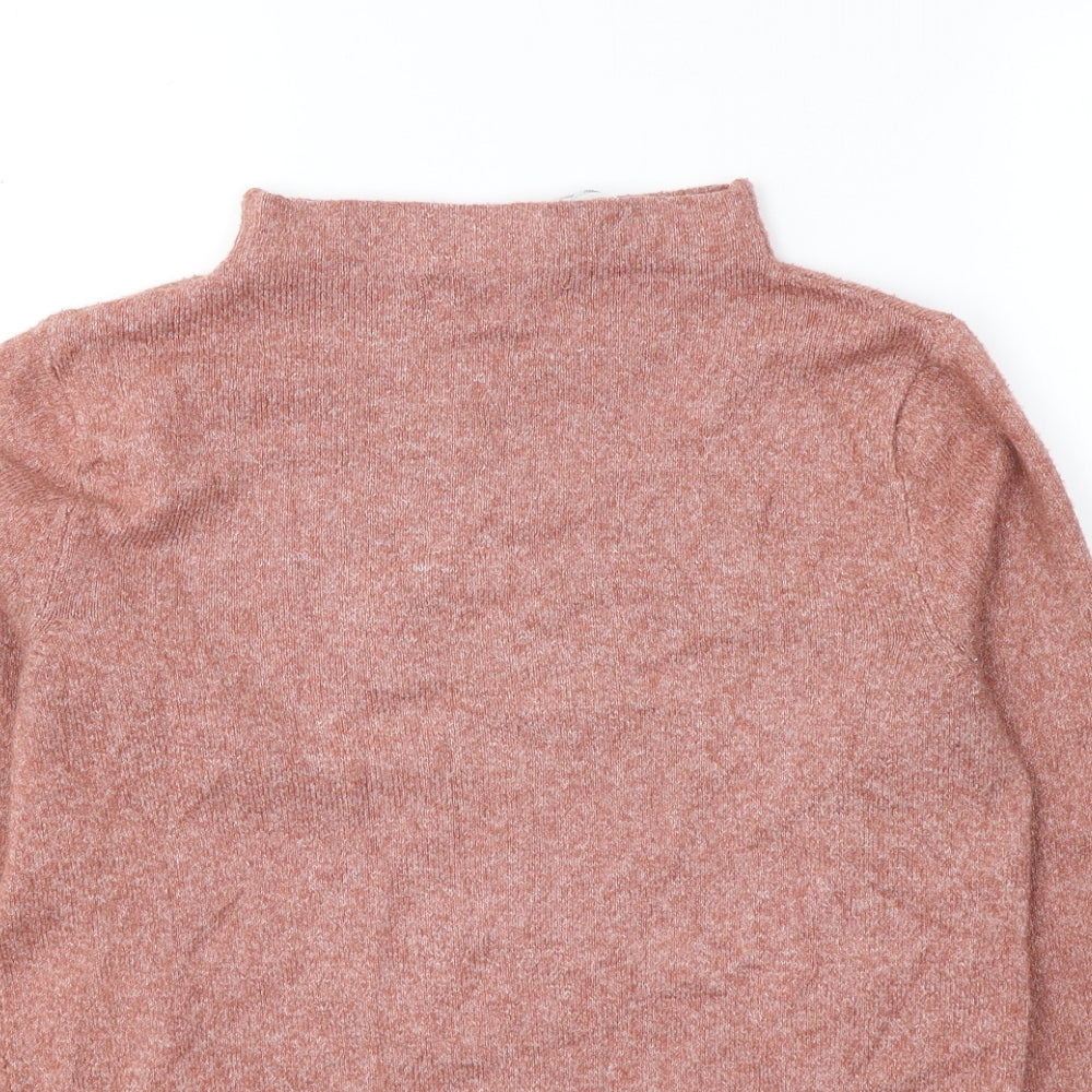 Womens UK Size S Villa Pink Pullover Jumper