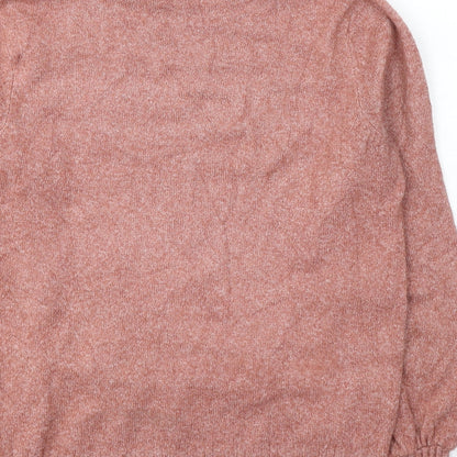 Womens UK Size S Villa Pink Pullover Jumper