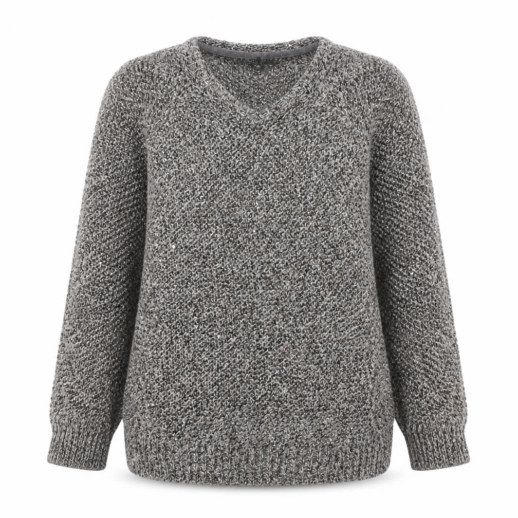 Womens UK Size 8 Topshop Grey Pullover Jumper
