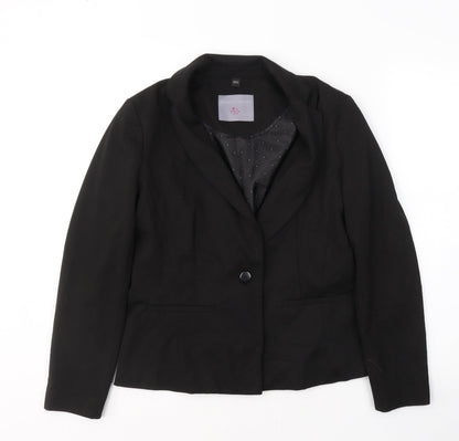 Womens UK Size 8 Dorothy Perkins Black Jacket