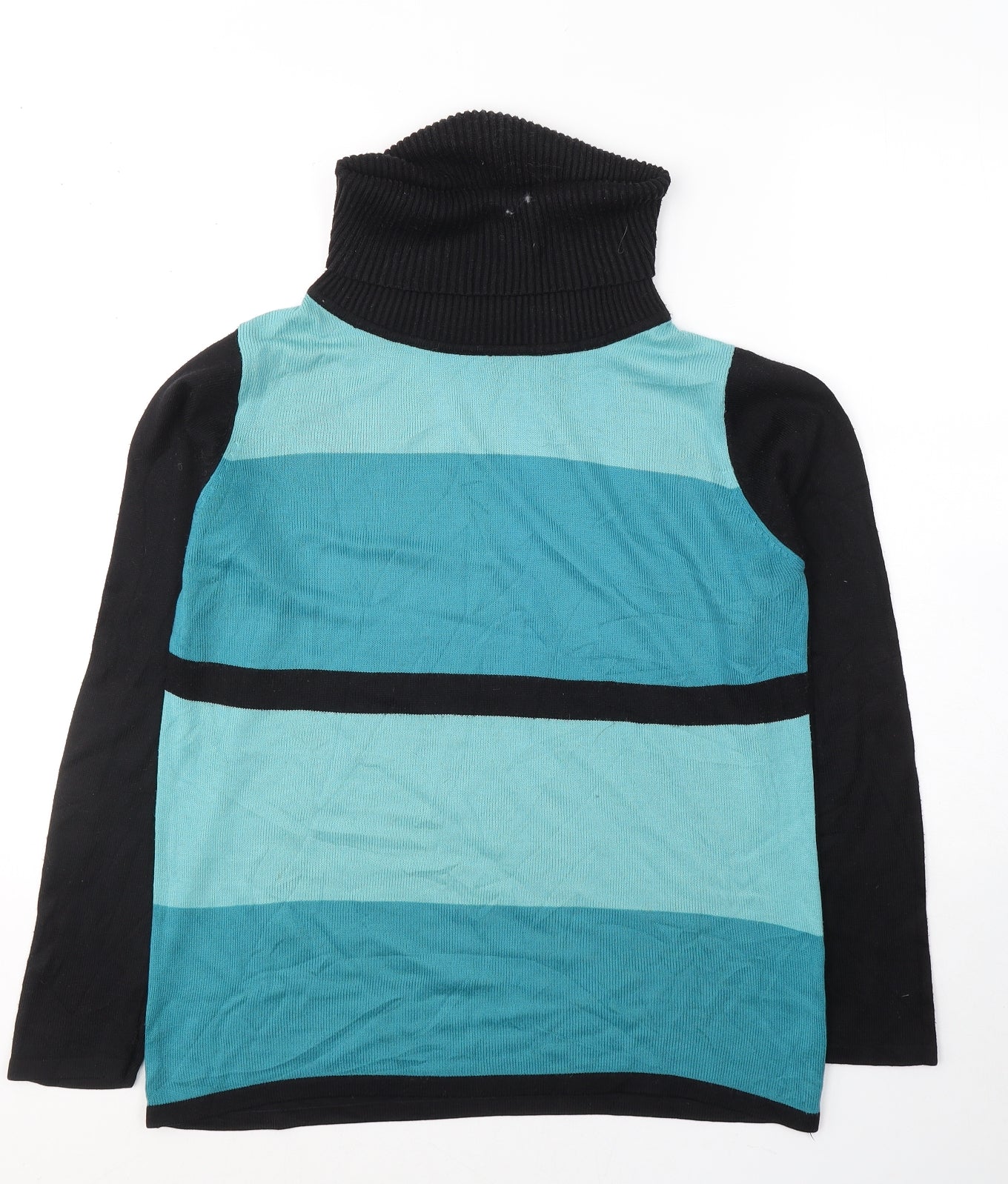 Womens UK Size M Preworn Black Pullover Jumper