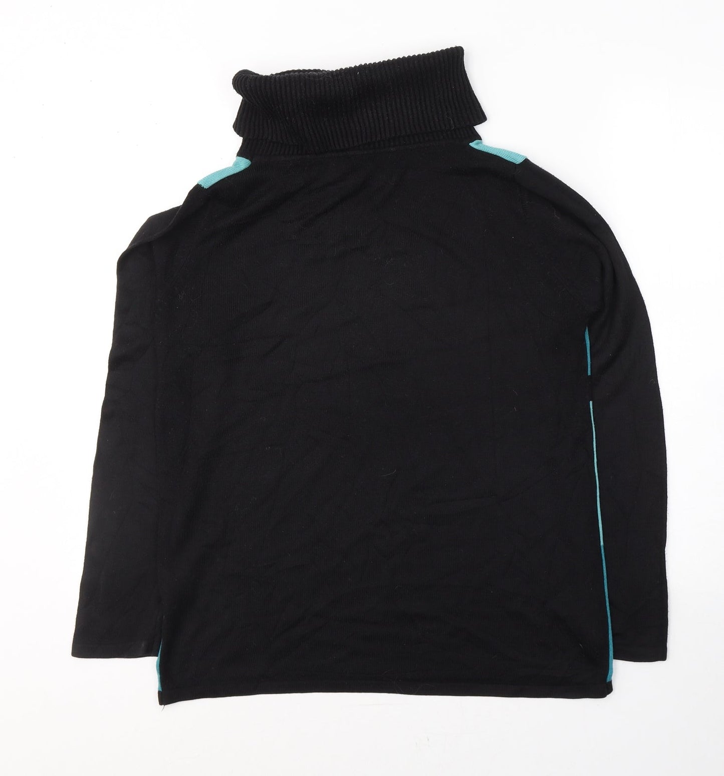 Womens UK Size M Preworn Black Pullover Jumper
