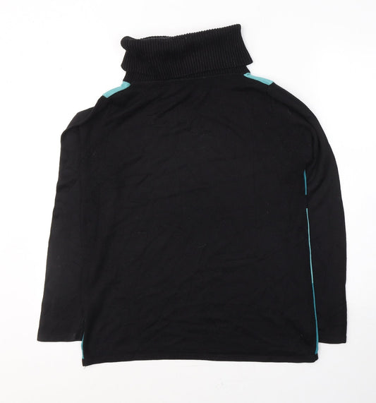Womens UK Size M Preworn Black Pullover Jumper