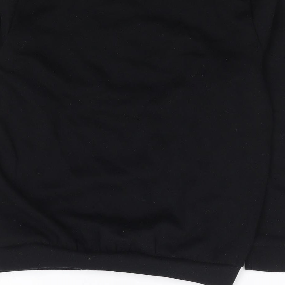 Primark Boys Black  Polyester Pullover Sweatshirt Size 8-9 Years  Pullover