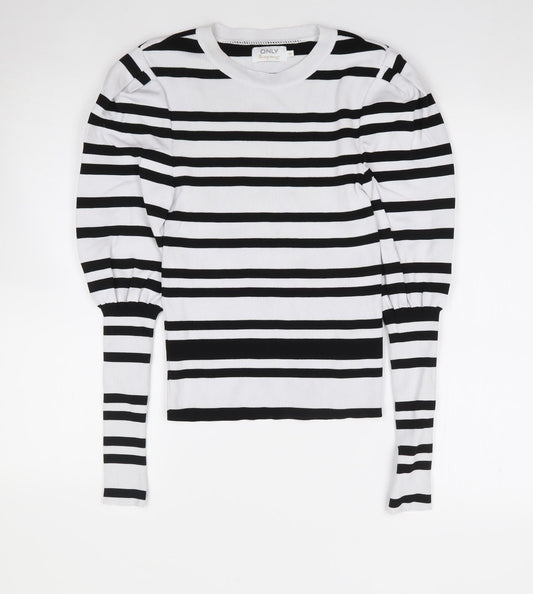 Womens UK Size 2XS Only Ivory Pullover Jumper