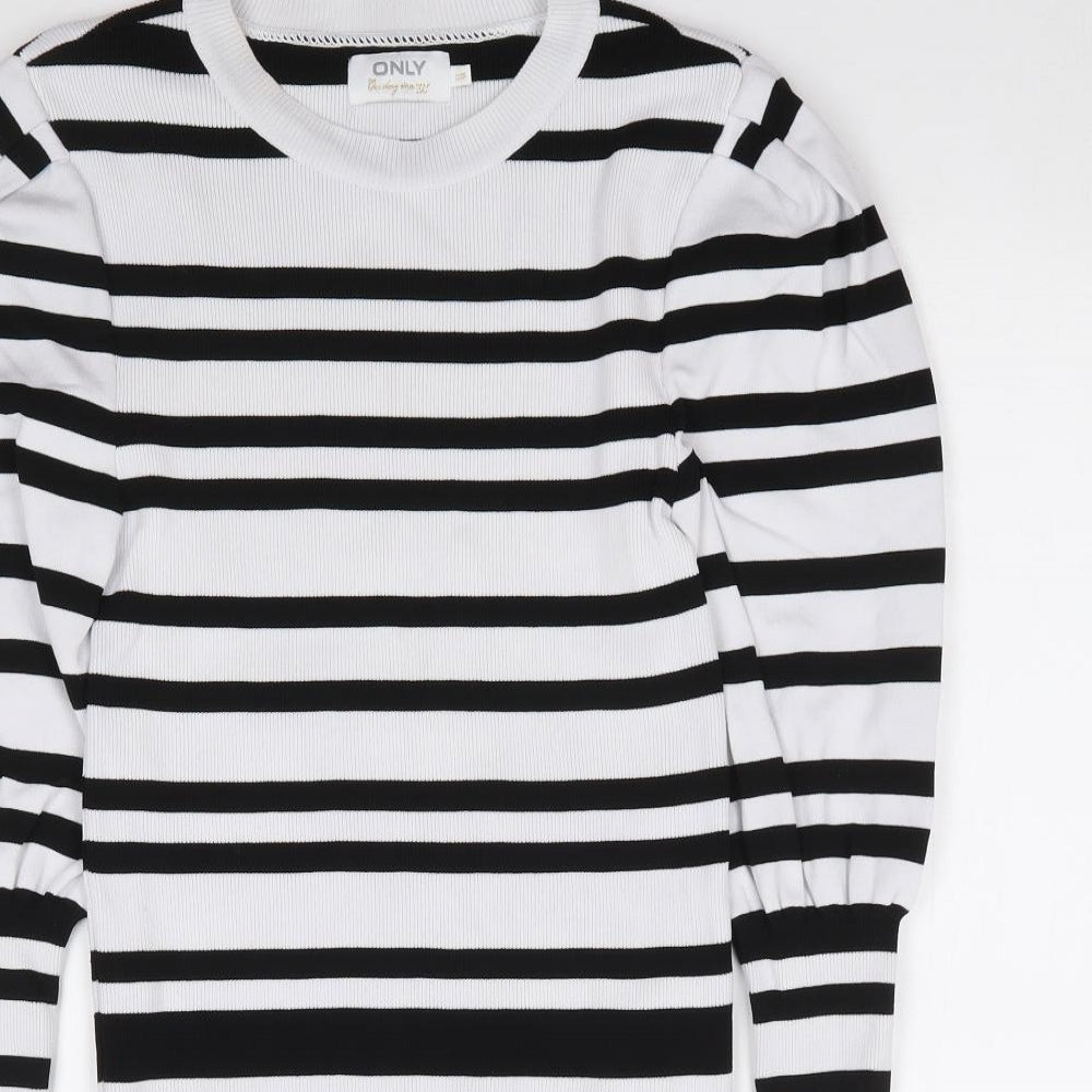 Womens UK Size 2XS Only Ivory Pullover Jumper