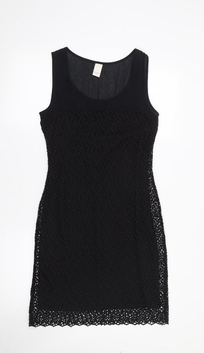 Vila Clothes Womens Black  Polyester A-Line  Size XS  Round Neck Pullover