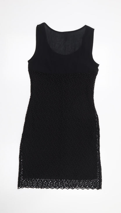 Vila Clothes Womens Black  Polyester A-Line  Size XS  Round Neck Pullover