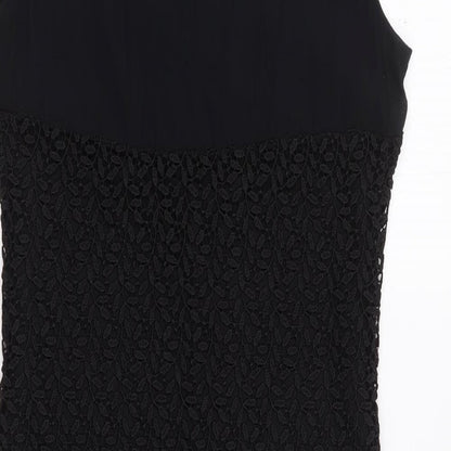 Vila Clothes Womens Black  Polyester A-Line  Size XS  Round Neck Pullover