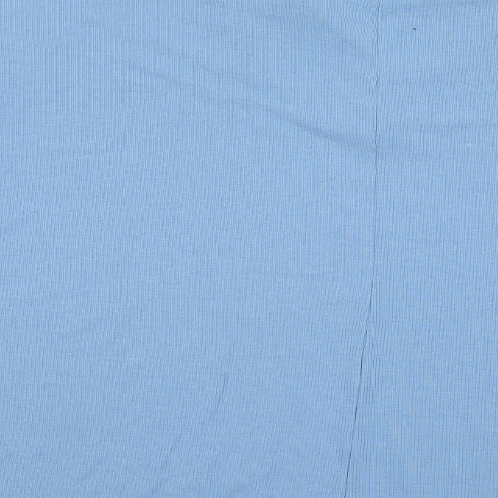 Primark Womens Blue  Polyester Jersey Polo Size XL Collared