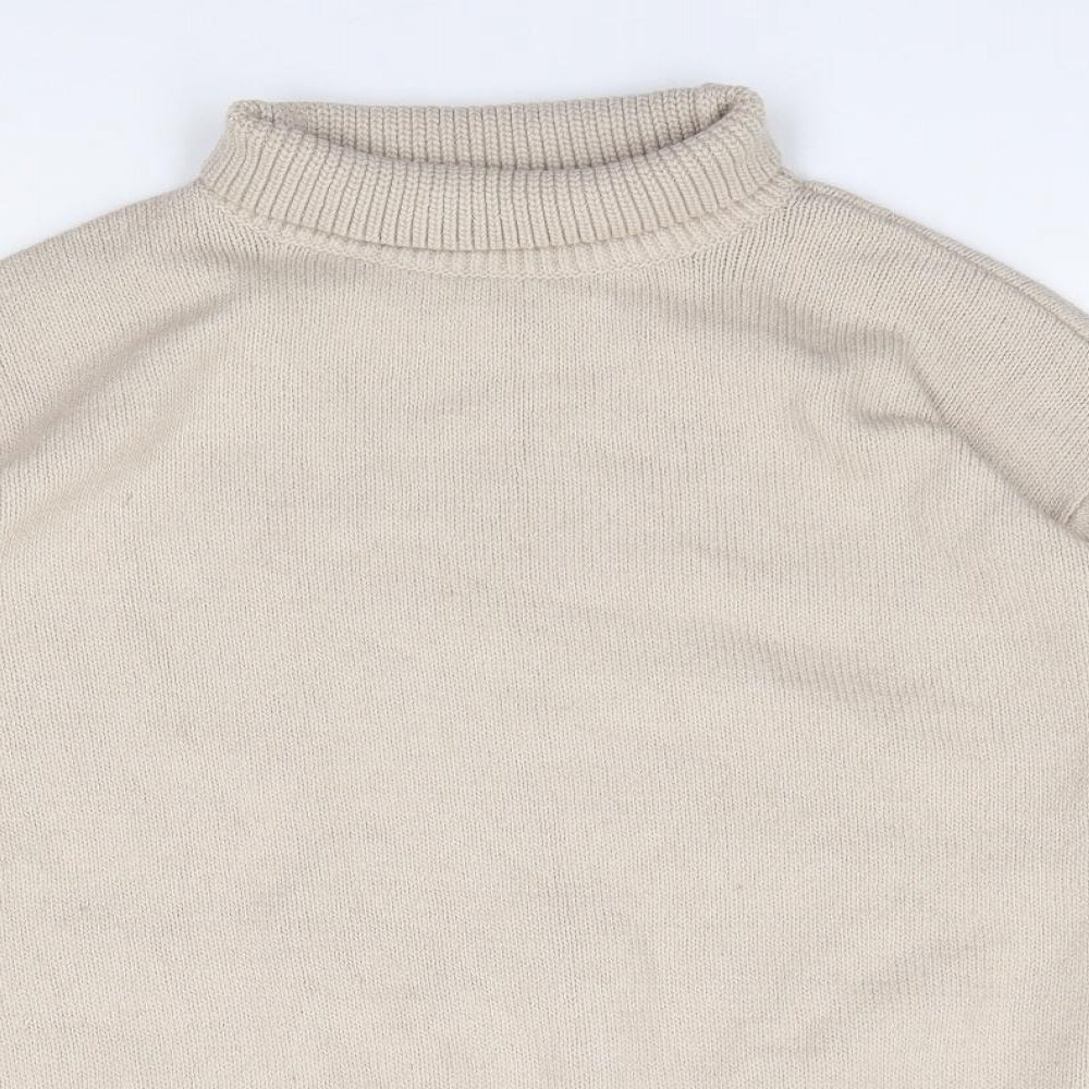 Womens UK Size S H&M Beige Tunic Jumper
