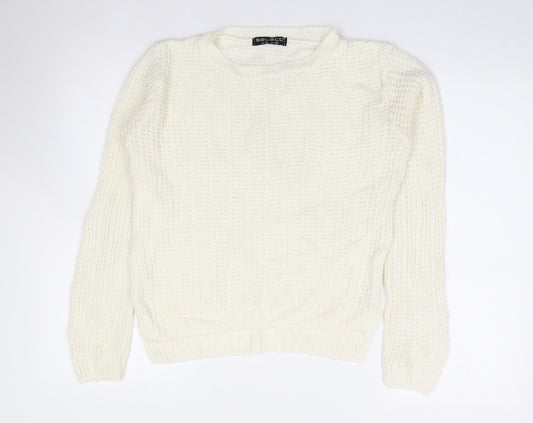 Womens UK Size 12 Select Ivory Pullover Jumper